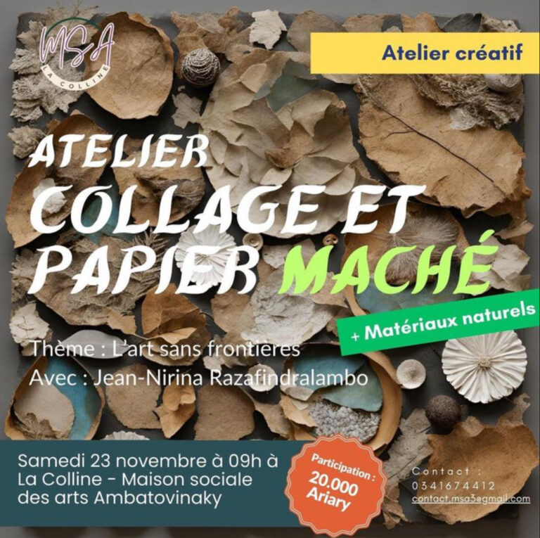 Atelier Collage et Papier Maché